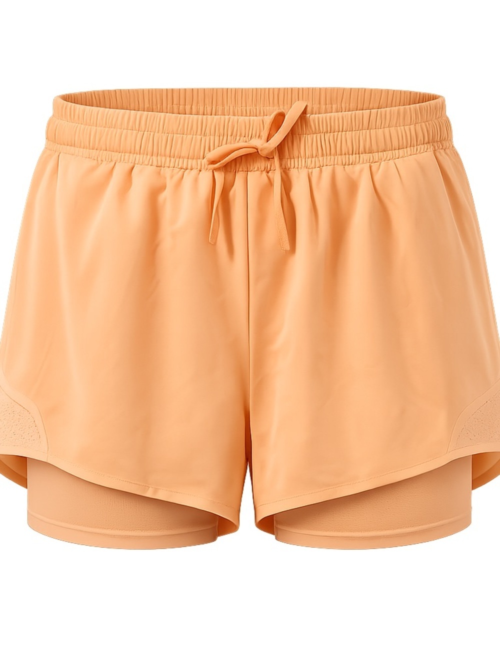 NWT CALIA Women’s High Rise Step Up Running Shorts Peach Size L 3” Inseam